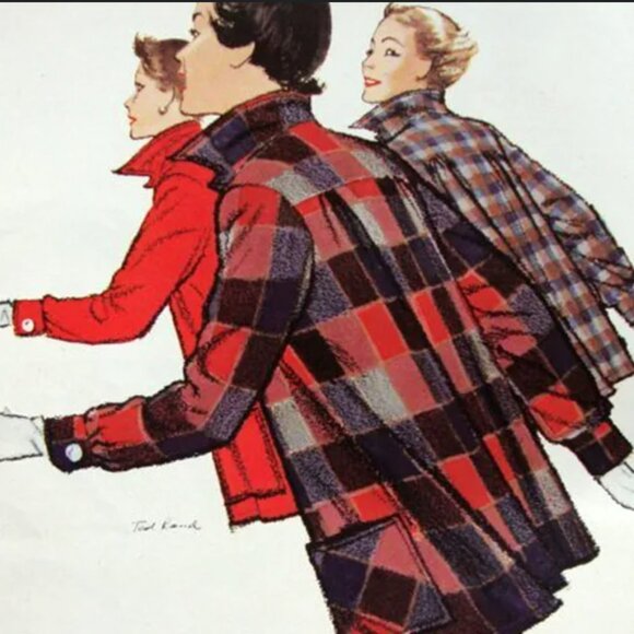 Pendleton Retro 49er Limited Edition Boxy Plaid Wool Jacket - Picture 12 of 12